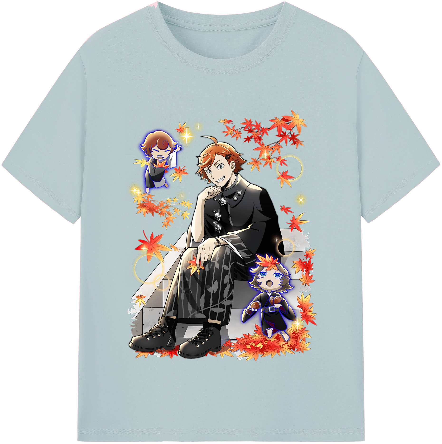 （画像用） 文豪ストレイドッグス Bungo Stray Dogs 綿100％半袖Tシャツ（フロントプリント）